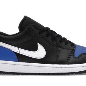 Air Jordan 1 Low Black & Blue Size 9.5